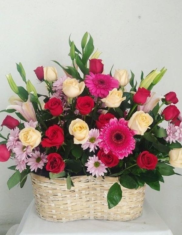 Canasta floral