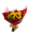 Bouquete Rosas Rojas & Girasoles